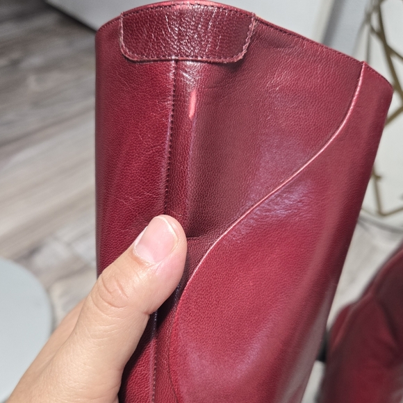 Giancarlo Paoli Mid Calf Boots Leather Rounded Toe Sz 36 Zip Up - Picture 12 of 16